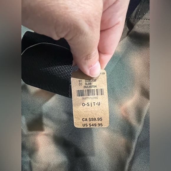 New NIP NWT VS PINK Victoria Secret green brown tan black bag tote - Picture 4 of 5